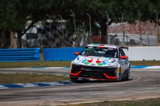 #33 Hyundai Elantra N1 TC EVO of Eric Kunz, Ricca Autosport, TC America, TC, SRO America, Sebring International Raceway, Sebring, FL, May 7 - 10, 2026
 | Andrew Miterko Photography LLC &copy;2026