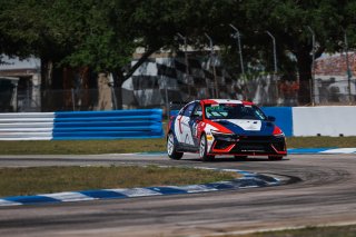 #8 Hyundai Elantra N1 TC EVO of Justin Gravett, Ricca Autosport, TC America, TC, SRO America, Sebring International Raceway, Sebring, FL, May 7 - 10, 2026
 | Andrew Miterko Photography LLC &copy;2026