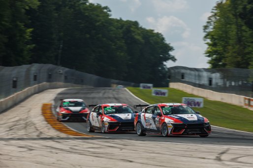 #78 Hyundai Elantra N1 TC EVO of Matan Rosenberg, Ricca Autosport, #8 Hyundai Elantra N1 TC EVO of Justin Gravett, TC America, TC, SRO America, Road America, Elkhart Lake, WI, Aug 27 - 30, 2026
 | Andrew Miterko Photography LLC &copy;2026                       