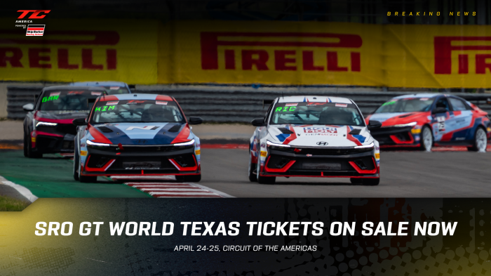 COTA Tickets on Sale Now for a Texas-Sized Racing Showcase